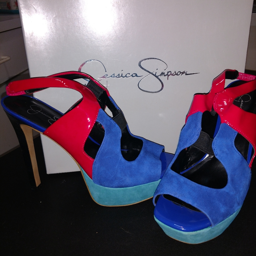 👠 Jessica Simpson Bendie Spike Heels Size 9/39